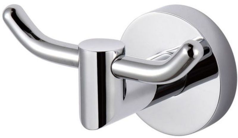 Wieszak na ręcznik Stella Classic chrom podwójny, montaż ścienny, 8,5x7x5,5 cm, 1 szt.