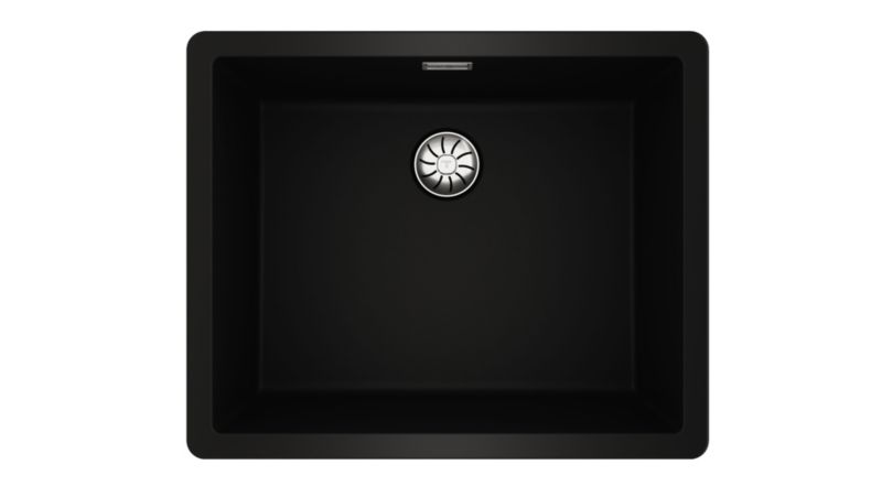 Zlewozmywak Teka Radea Tegranit czarny 55,6x45,6 cm bez ociekacza 1 szt.