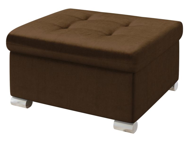 Pufa MIRJAN 24 Niko Mała brązowy aksamit 1 szt.