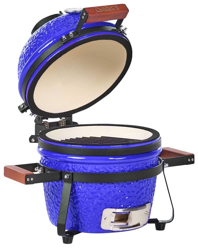 Mini grill węglowy Kamado Ceramika Niebieski 1 szt.