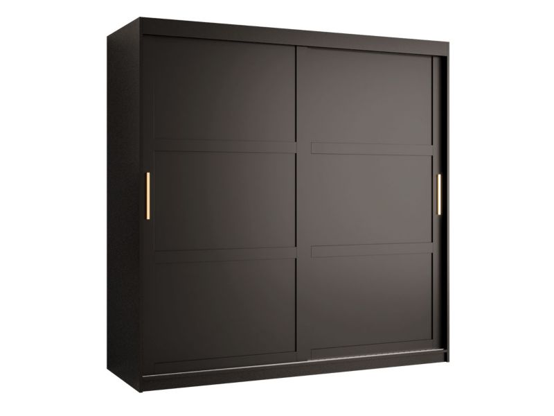 Szafa przesuwna MIRJAN 24 Ramiro 1 180 czarny 1 szt.