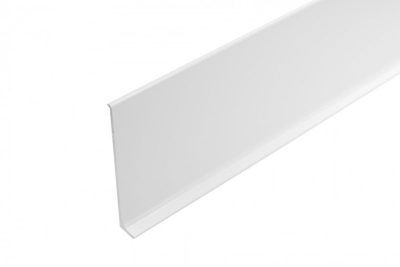 Listwa aluminiowa Cezar biały 10x80x2500mm 1 szt.