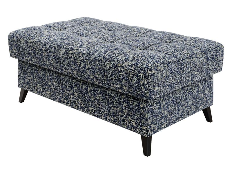 Pufa do siedzenia MIRJAN 24 Nord ciemno niebieska plecionka 1 szt.