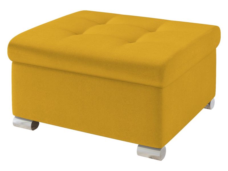 Pufa MIRJAN 24 Niko Mała żółty aksamit 1 szt.