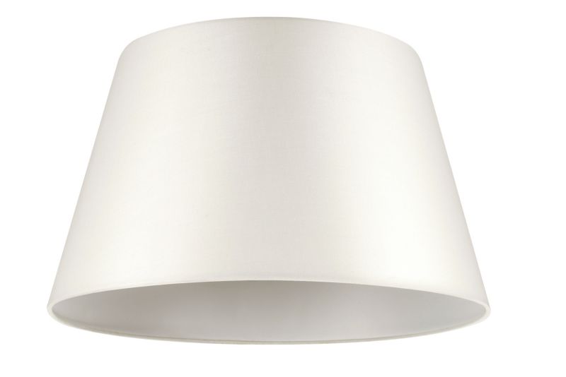 Abażur stożkowy GoodHome Lokombi XL kremowy