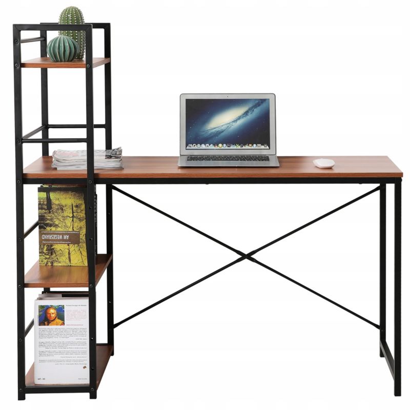 Biurko eleganckie JUMI rogowe do gabinetu biura nowoczesne duże komputerowe 1 szt.