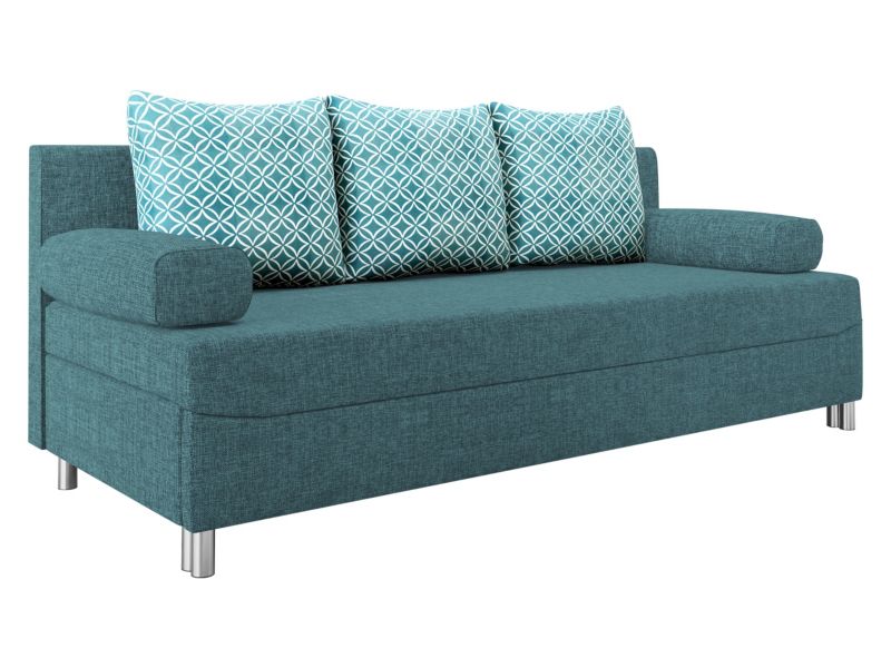 Kanapa rozkładana MIRJAN 24 Dover lazurowy/niebieski wzór 1 szt.