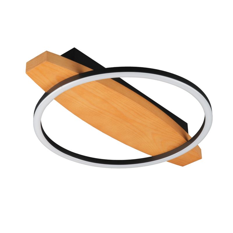 Lampa Sanico Goldlux sufitowa MELISA 1 LED 12W czarna 4000K IP20 - 1 szt.