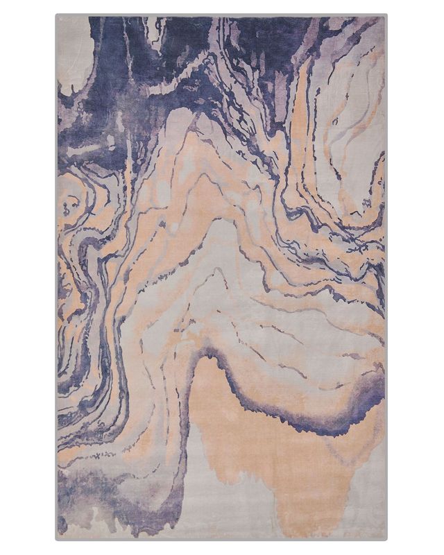 Dywan 140 x 200 cm beżowo-niebieski Gebze 1 szt.