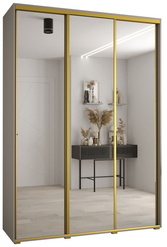 Szafa przesuwna Abiks 60 wysoka Dakota 2 180 kaszmir+kaszmir+złoty 1 szt