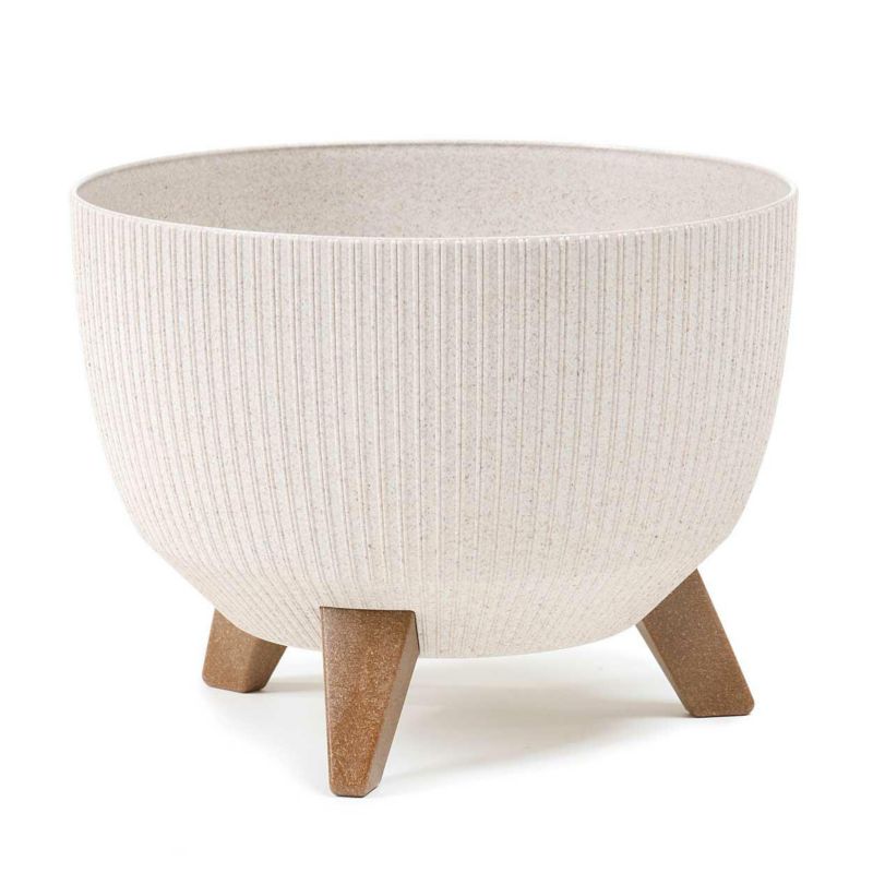 Donica HowHomely Tworzywo ECO Biała 29x23cm