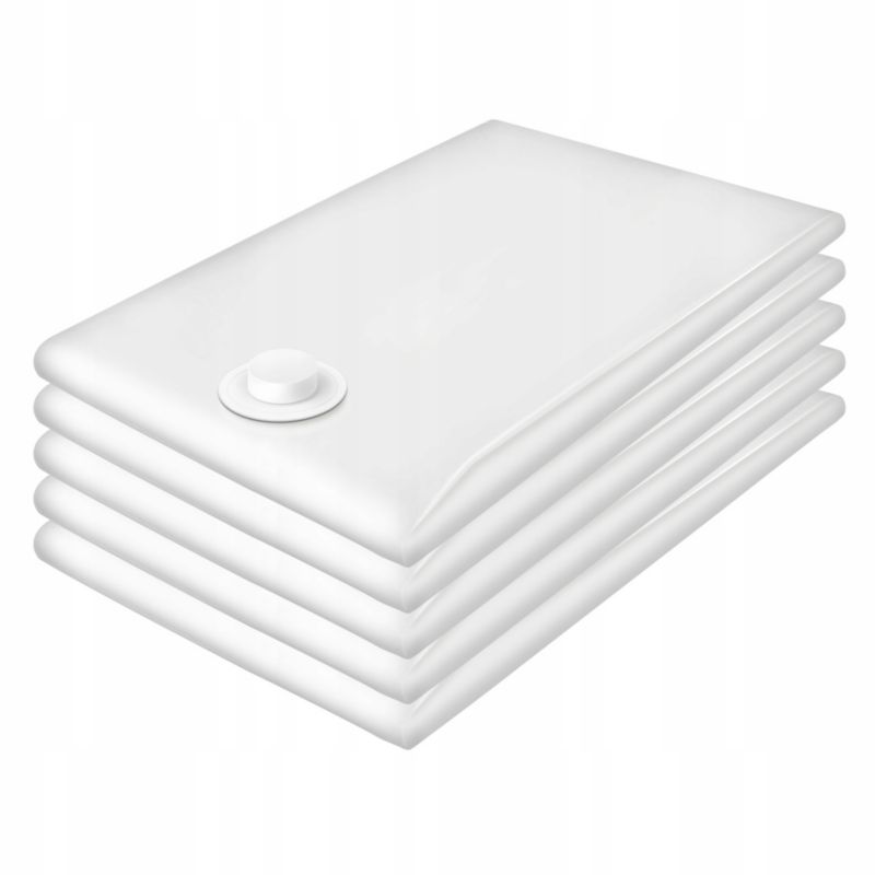 Worki próżniowe, Sillar, na odzież, pościel, 7 warstw, wytrzymałe, 80x100x30cm, zestaw, 5szt