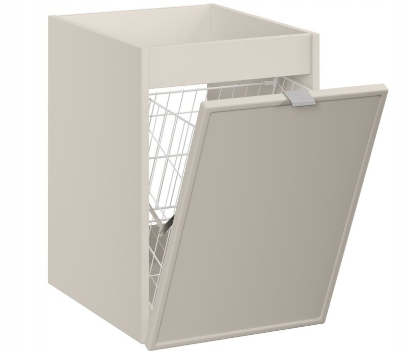 Szafka łazienkowa Furnidea 40 cm kaszmir z koszem na pranie Bella Cashmere 1 szt.