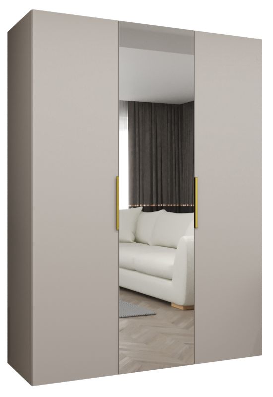 Szafa uchylna Abiks MARBELLA 2 150 wys 202 cm Kaszmir + Złoty 1 szt