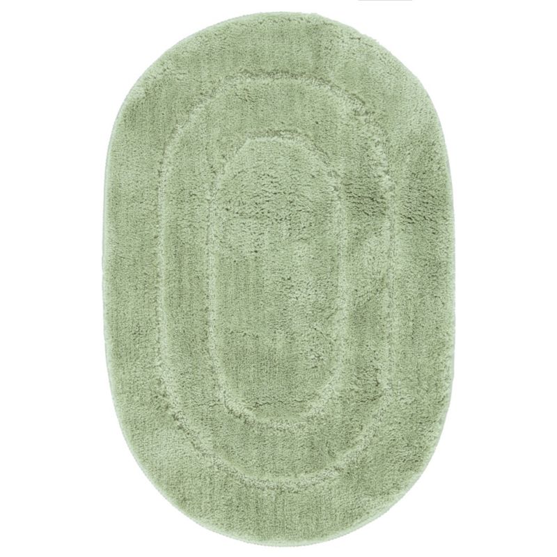Dywanik łazienkowy Soft 50x80 cm e-floor owalny zielony 1 szt