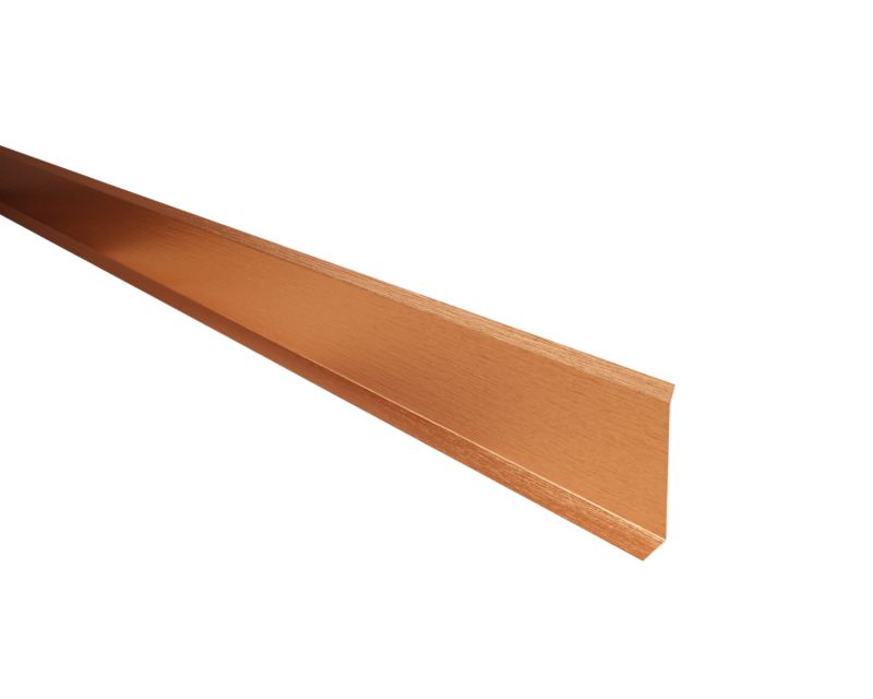 Listwa przypodłogowa F Lambro cokół stalowy miedziany matowy 6cm x 270cm 1 szt.