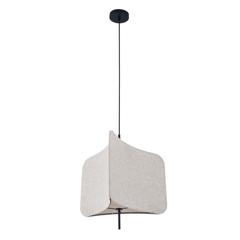 Lampa wisząca Sanico Goldlux havana 1xE27 beżowa w stylu boho IP20 - 1 szt.