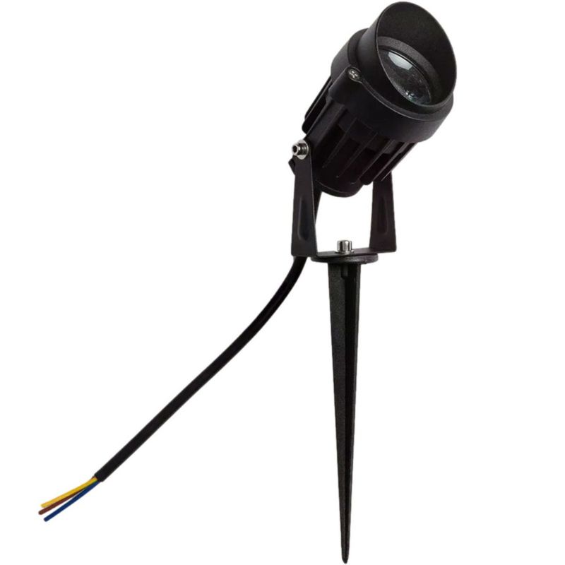 Lampa gruntowa wbijana Abruzzo Luigi czarna LED 7W 3000K 700lm IP65 wym: 30 x 7,2 x 10 cm tworzywo sztuczne - 1 szt.