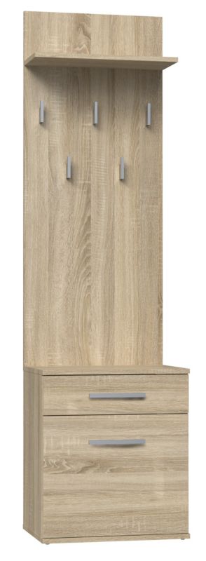 Wieszak Szafka Na Buty Topeshop Duo Dąb Sonoma 35x50x180 cm 1 szt.