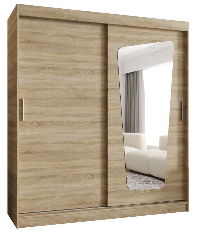 Szafa przesuwna Garderoba Abiks MOKA 180 dąb sonoma 1 szt.