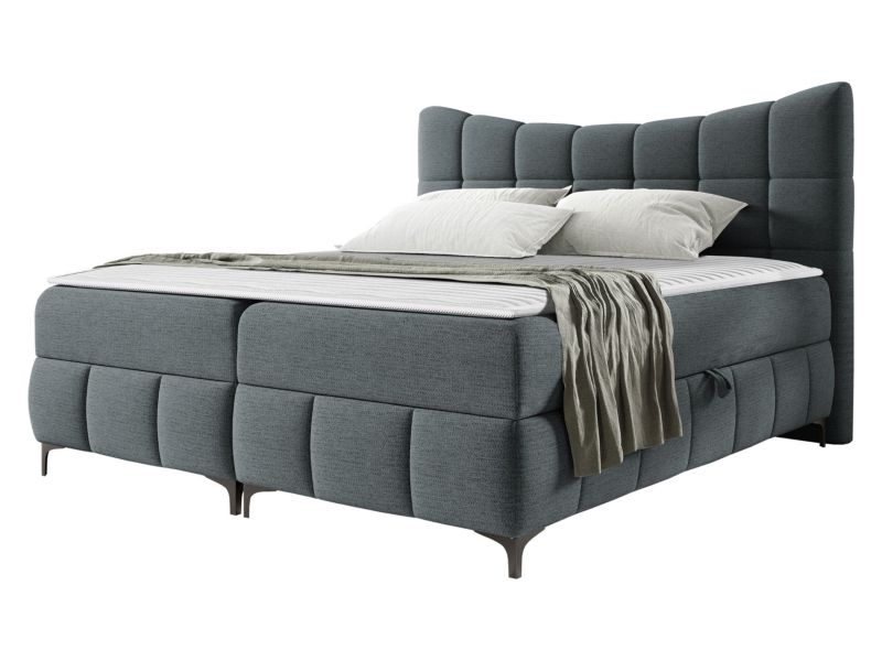 Łóżko kontynentalne MIRJAN 24 Nova 160x200 gołębi szary 1 szt.