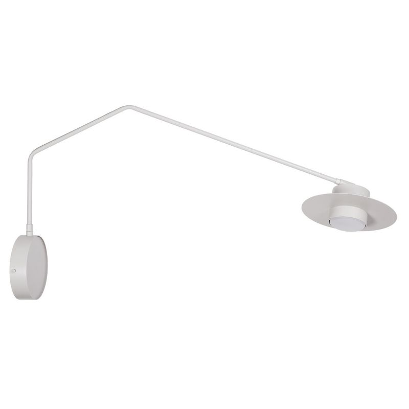 Kinkiet ścienny Sigma Lighting Charlie jasny szaro-beżowy do sypialni 1 x GX53 x IP20 wym: 40 x 20 x 80 cm - 1 szt.