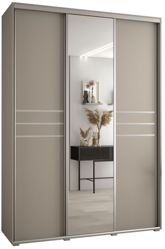 Szafa przesuwna Abiks 45 wysoka Dakota 11 180 kaszmir+kaszmir+sreb 1 szt