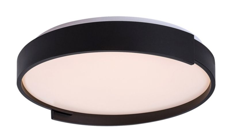Plafon sufitowy nowoczesny Rabalux Laleh czarno-biały LED 24W 3000K-6500K 1500lm IP20 wym: 8 x 40 x 40 cm metal - 1 szt.