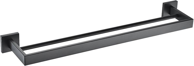 Podwójny wieszak na ręczniki Mexen Vox czarny 61,5 cm 2 szt.