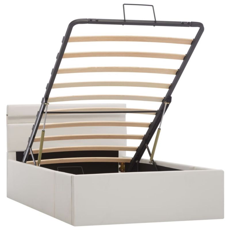 Łóżko tapicerowane WaszeMeble 90x200 cm biała WM-285546 1 szt.