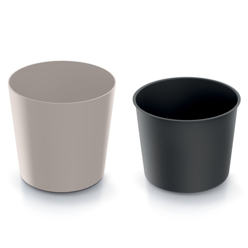 Doniczka Ogrodowa EDANTI 30 cm Okrągła Na Taras Do Ogrodu Mocca 1 szt.