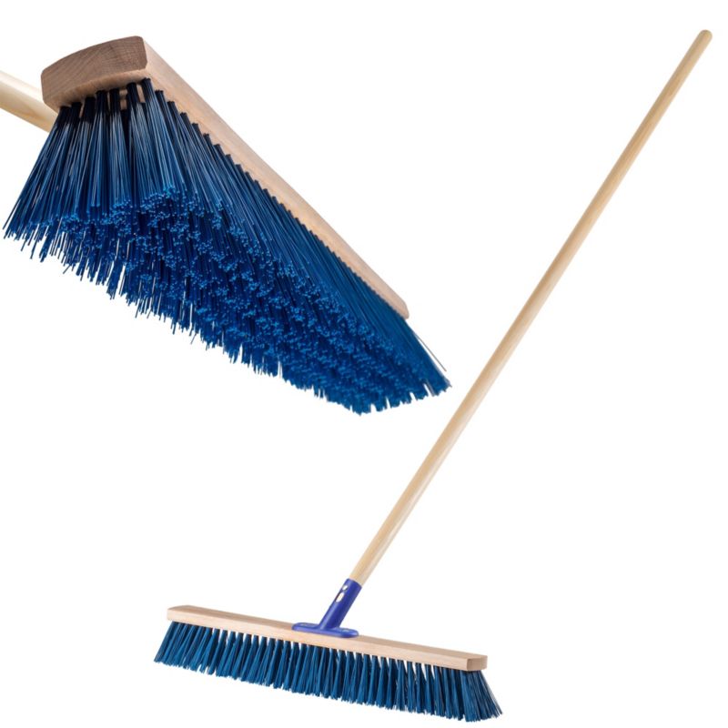 Miotła Ulicówka KADAX Szczotka Do Zamiatania 60cm Zamiatacz Nylonowa Kij 160cm 1szt.