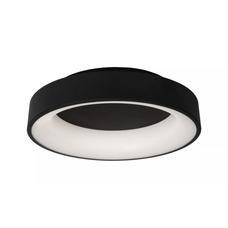 Plafon Lucide Mirage czarno-biały LED 33W 2700K 1400lm IP20 wym: 11,5 x 45 x 45 cm metal - 1 szt.