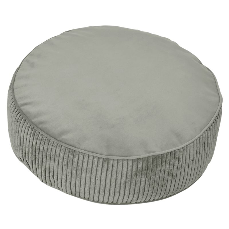 Poduszka pufa do siedzenia dekoracyjna AMPO szary 1 szt.