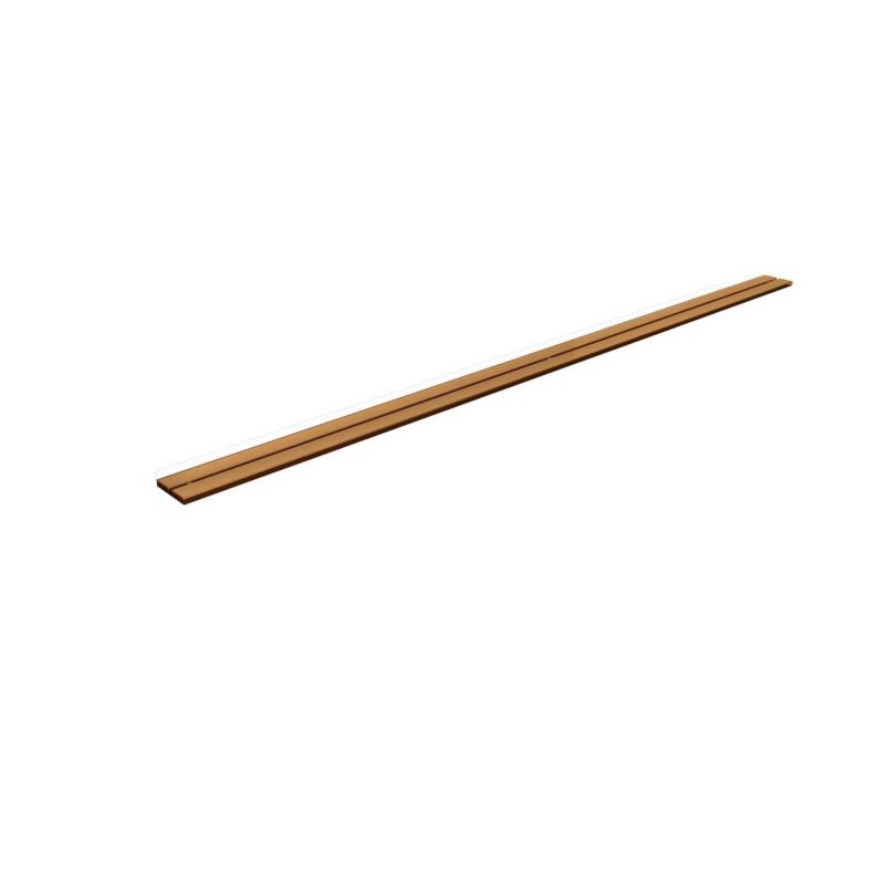 Maskownica odpływu liniowego Oltens Langan Slim 60 cm miedź, dwustronna, minimalistyczny design 1 szt.