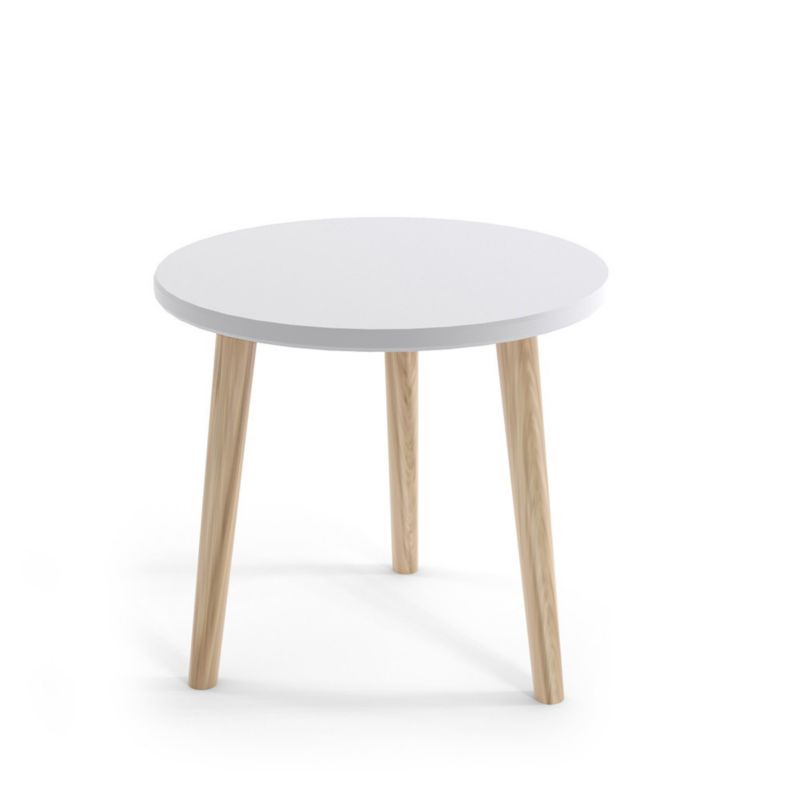Stolik kawowy Bettso Ikon w stylu skandynawskim do salonu biały 1szt.