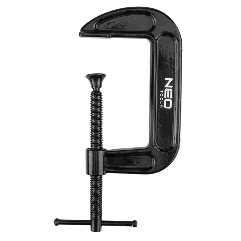 Ścisk stolarski NEO TOOLS śrubowy, typ C (G), 100 mm (4"), żeliwny, waga 567g 1 szt