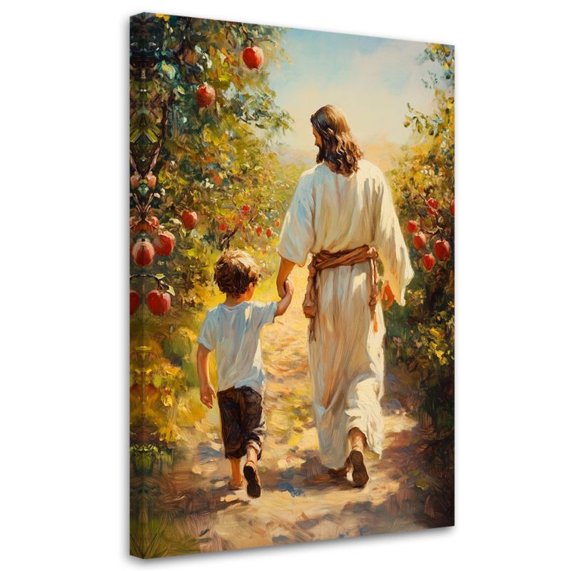 Obraz nowoczesny Feeby Spacer z Jezusem 60x90cm 1szt