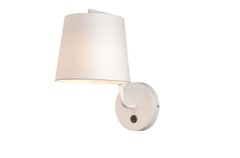 Kinkiet ścienny Maxlight Chicago biały 1 x E27 x IP20 wym: 32 x 20 x 30 cm - 1 szt.