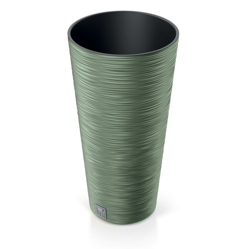 Doniczka EDANTI Ogrodowa 25 cm Okrągła Na Taras Do Domu Zielona 1 szt.