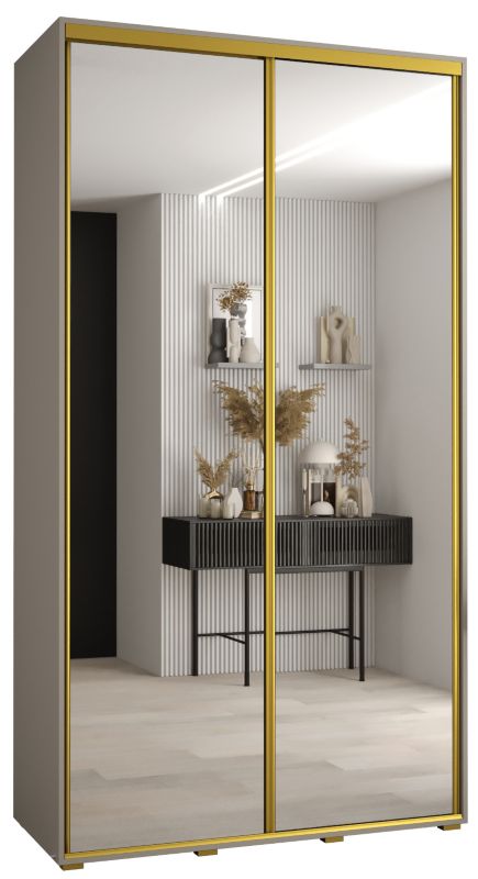 Szafa przesuwna Abiks 60 wysoka Dakota 2 130 kaszmir+kaszmir+złoty 1 szt