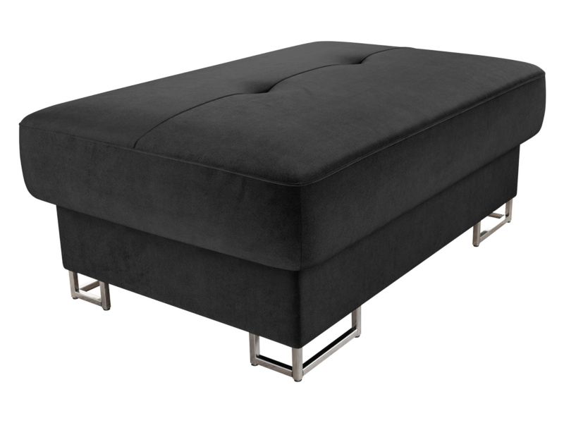 Pufa MIRJAN 24 Cotere czarny plusz 1 szt.