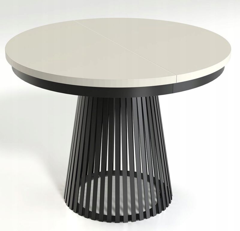 Stół Furnidea 100-180 cm rozkładany kaszmir czarny Lamella 1 szt.