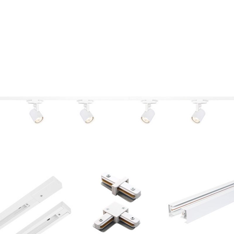 Zestaw szynowy LED XUDO 1,5m 4xGU10 1-fazowy Biały 1 szt.