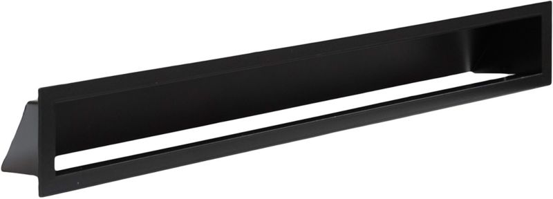 Kratka kominkowa NORDflam Aero 780 x 90 mm czarna
