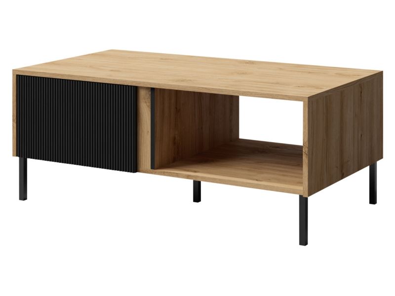 Stolik kawowy MIRJAN 24 Mia 08 dąb odwieczny/czarny 1 szt.