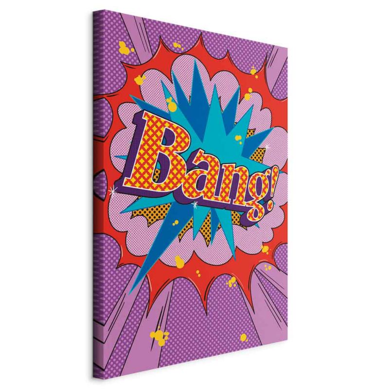 Obraz Artgeist Komiksowy street-art 80 x 120 cm płótno włoskie 1 szt