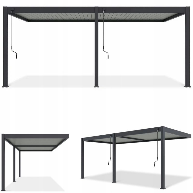 Pergola Ogrodowa Gutroof Przyścienna Zadaszenie Elegance 3x6 Aluminium Taras 1 szt