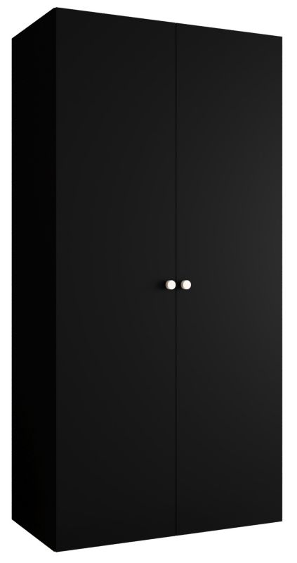 Szafa uchylna Abiks PARMA 1 100 wys. 202 cm Czarny + u. Srebrny 1 szt