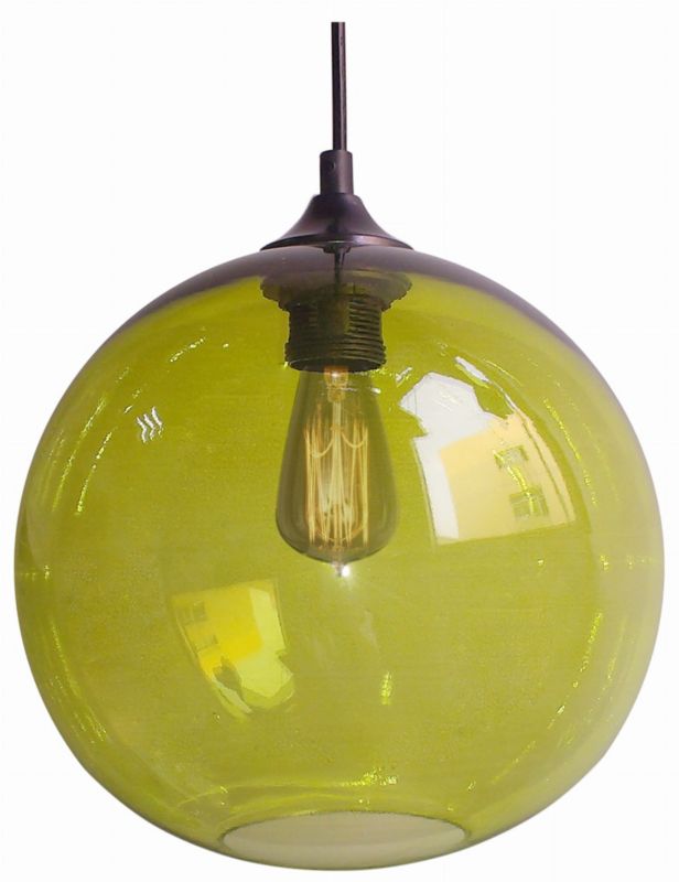 Lampa wisząca Candellux Edison czarno-zielona wym: 120 x 25 x 25 cm 1xE27 x 60W 1 szt.